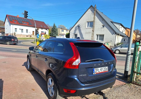 Volvo XC 60 cena 58900 przebieg: 159000, rok produkcji 2013 z Międzyzdroje małe 254